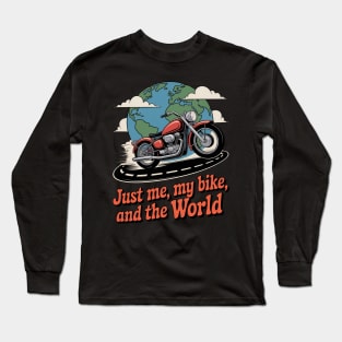 Solo Adventure Rider Motorcycle Touring Long Sleeve T-Shirt